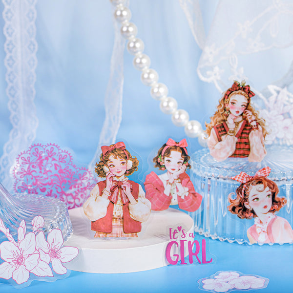 Huaying Weaving PET Stickers for Sweet Diary Design