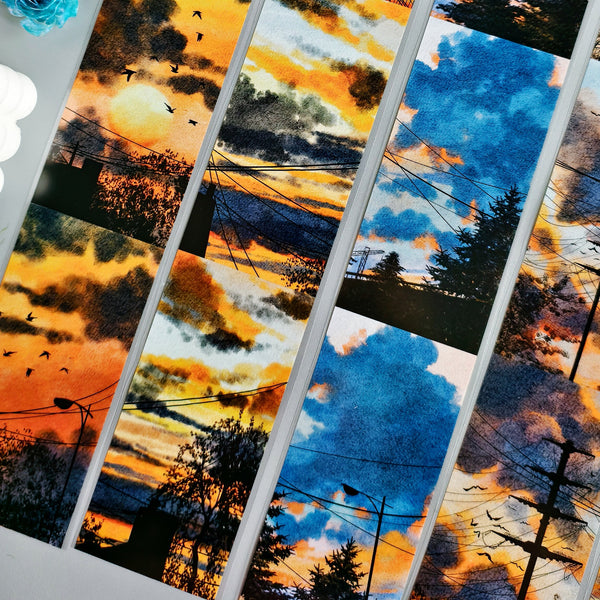 Sunset Scenery Journal PET Tape
