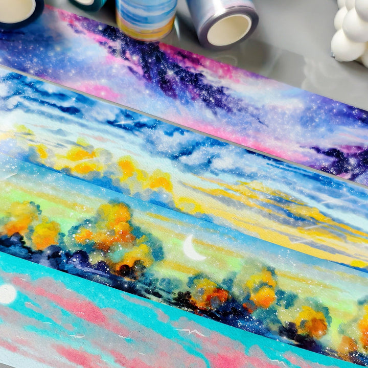 Sky Background Scenery PET Tape (11 Styles) - Desk Cosmos