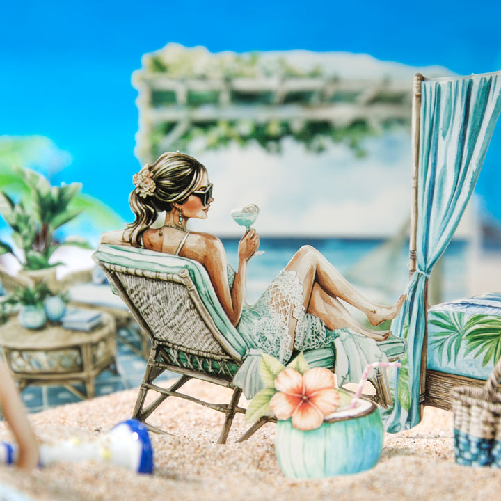 Incredible Summer Ocean Theme Writing Paper Stickers DIY Elements