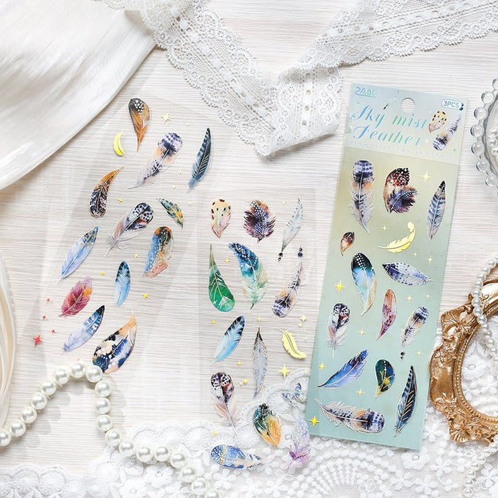 Inspiration Roaming Hot Stamping Decorative Stickers for Creative Projects