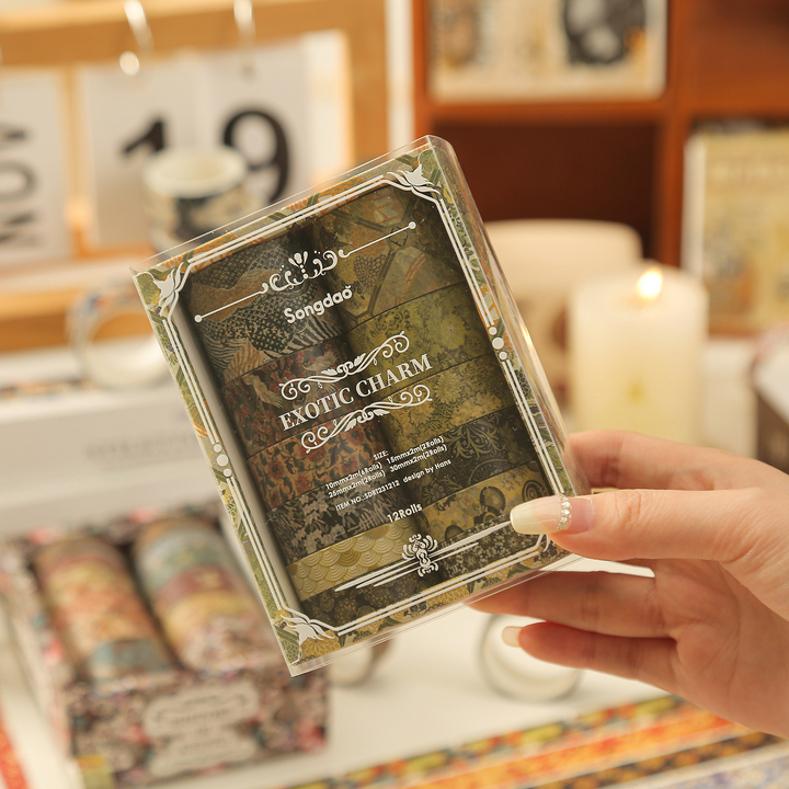 Japanese Washi Tape History of Kyoto Set Nature Scenery Washi Tapes