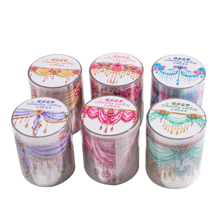 Jewelry Curtains PET decorative tape for diary decoration
