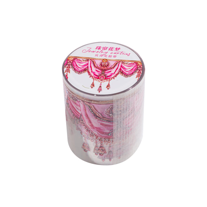 Jewelry Curtains PET layering tape for artistic bullet journals