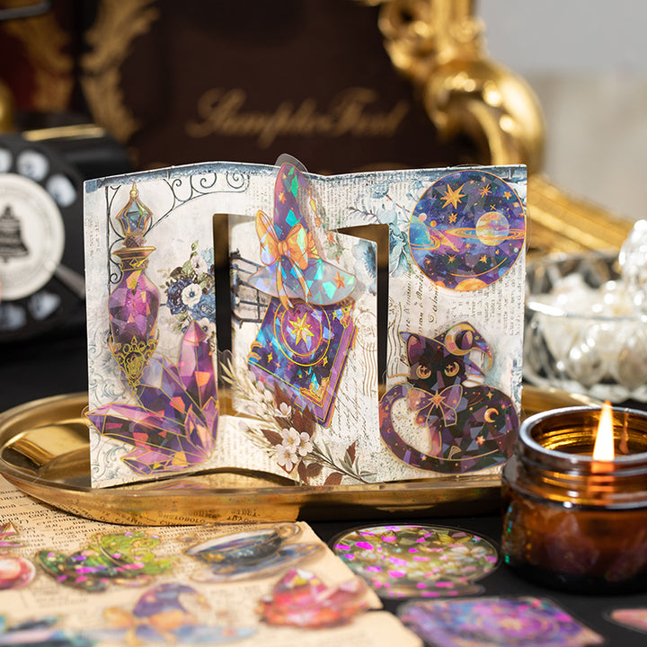Jinxiu Glass PET Stickers for Collage Lovers