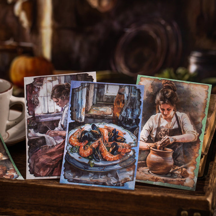 Junk Journal Material Vintage Weekend Diary Set