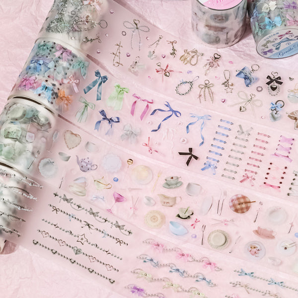 Korean Ballet Theme Journal Tape with Matte Texture