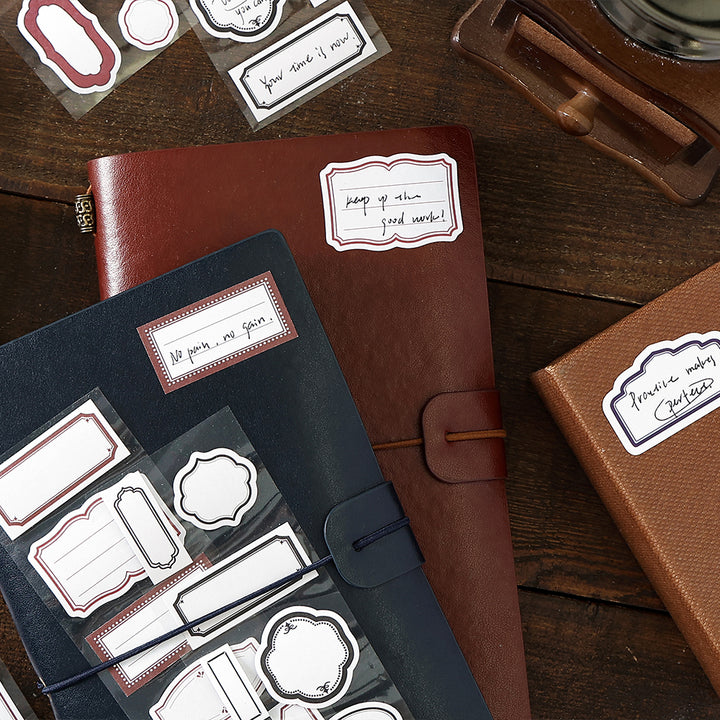 Label Border Series clean edge decoration for journal