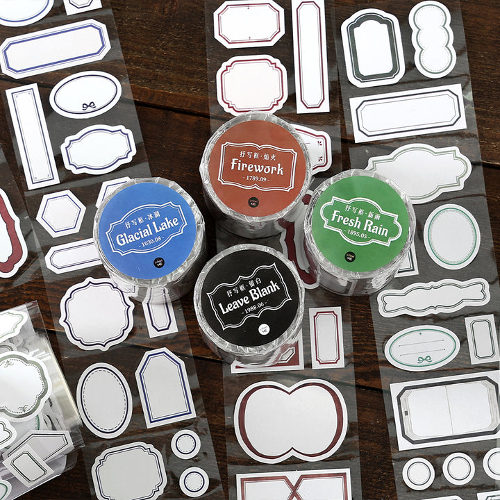 Label Border Series washi tape suitable for note tagging