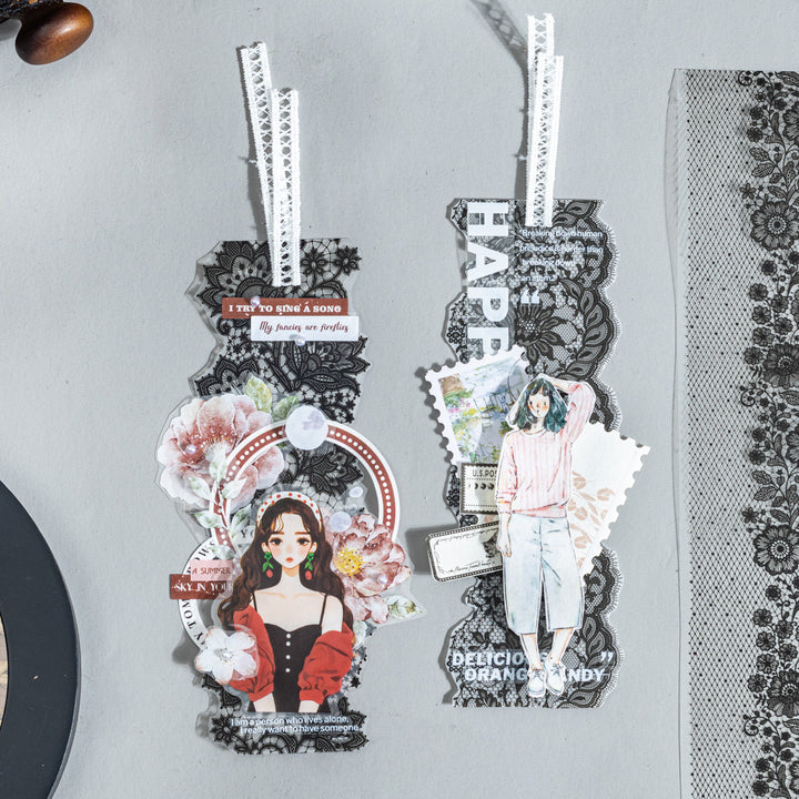 Lace Dream Elegant PET Tape Aesthetic Scrapbook Supplies