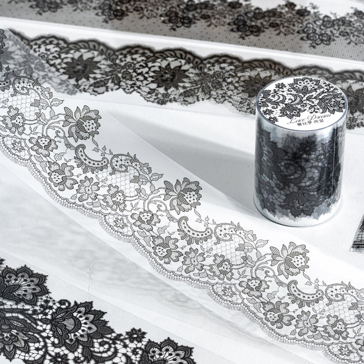 Lace Dream Elegant PET Tape Elegant Collage Background