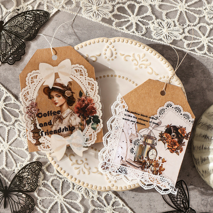 Lace Dream Series Lace Stickers Elegant Design For Journaling