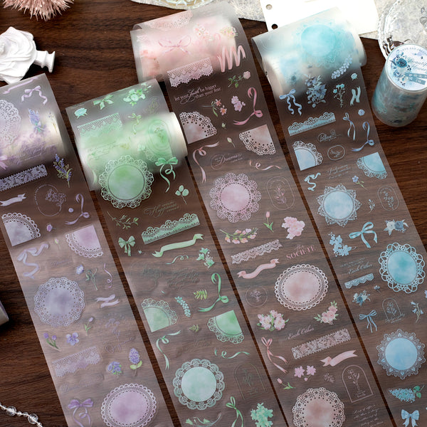 Lace Flower Language Delicate Lace Elements for Vintage Decoration