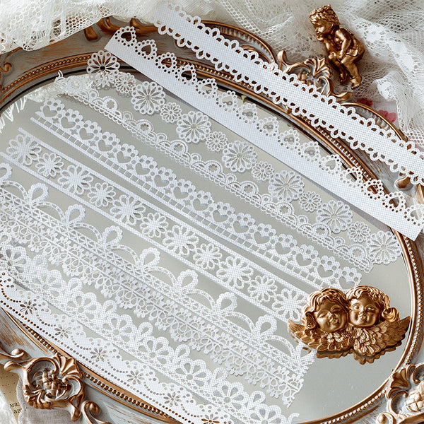Lace Paper Alice Teatime Vintage Transparent Texture Paper