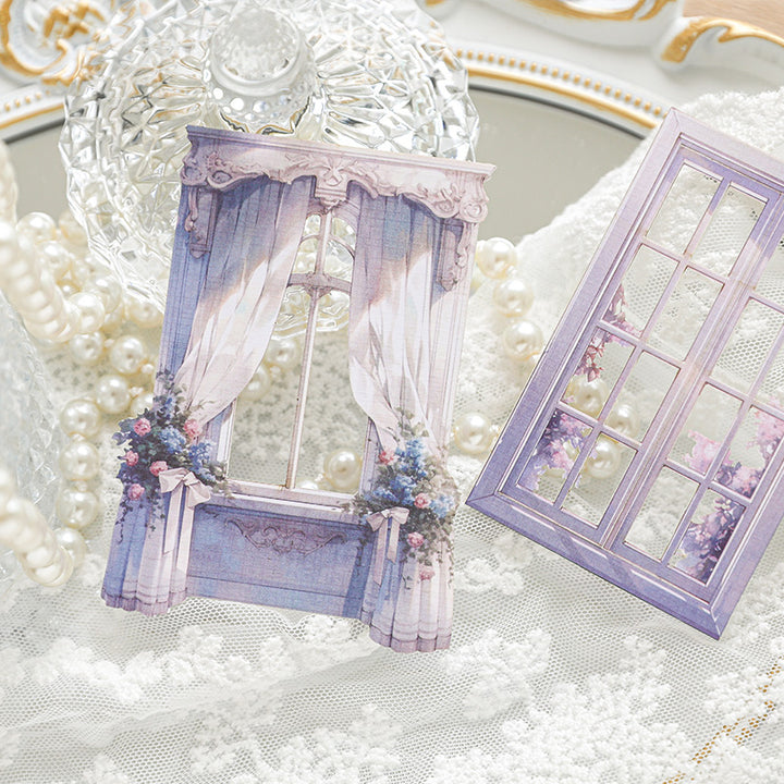 Laser Cut Window Stickers for Scrapbooking DIY Journal Decoration