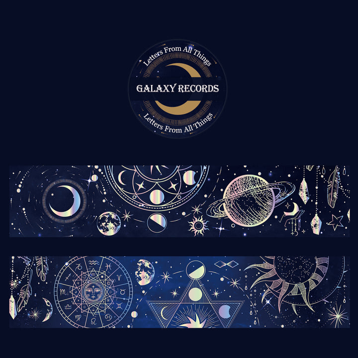Letters From All Things Galaxy Records Artistic Washi Tape Sky Romance