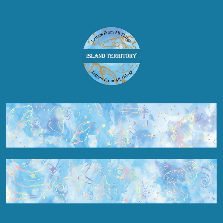 Letters From All Things Island Territory Artistic Washi Tape Ocean Romance