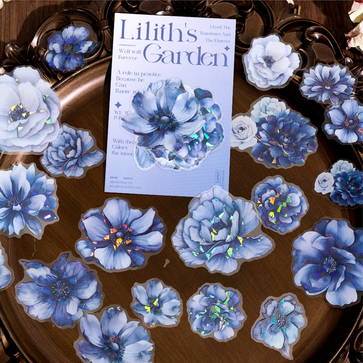 Liliths Garden Floral Stickers for Custom Decoration