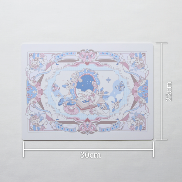 Linden Mirror Sweet and Romantic Engraving Mat