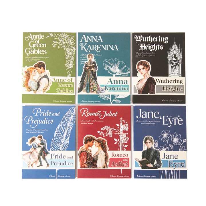 Literary Story Film PET Stickers Artistic Style Suitable for Diary Decoration