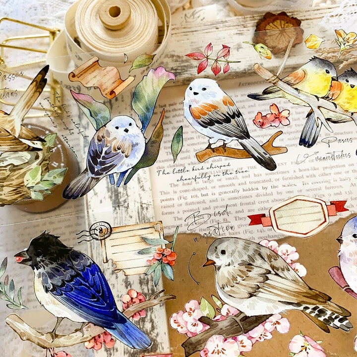 Little Birds Collection Decorative Tape for Junk Journals