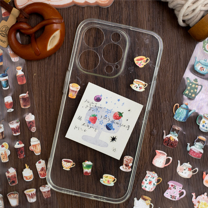 Little Daily Life Tape Beautiful Tea Set Washi Tape