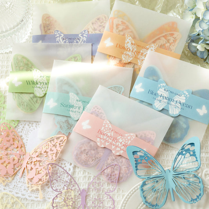Looking For Butterfly Series Creative Lace Cut Paper Ideal For DIY Stickers