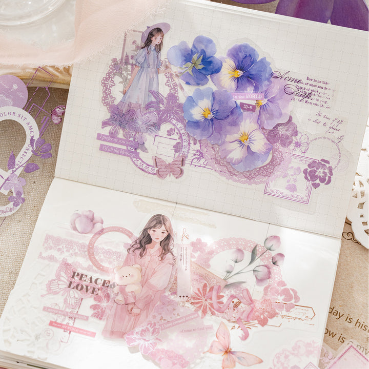 Love Mixedseries Transparent PET Strip for Journal Pages