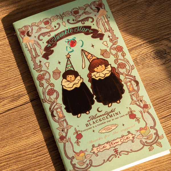 Lovely Character Journal Aesthetic Portable Notebook
