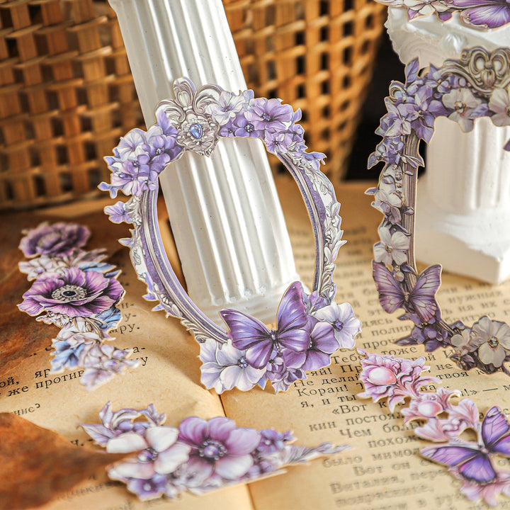 Luxury Vintage Baroque Style Stickers for Handcrafts