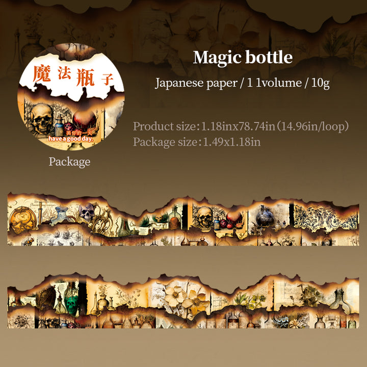 Magic Bottle Ruins Washi Stickers