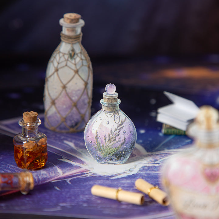Magic Bottle Secret Language aesthetic journaling stickers