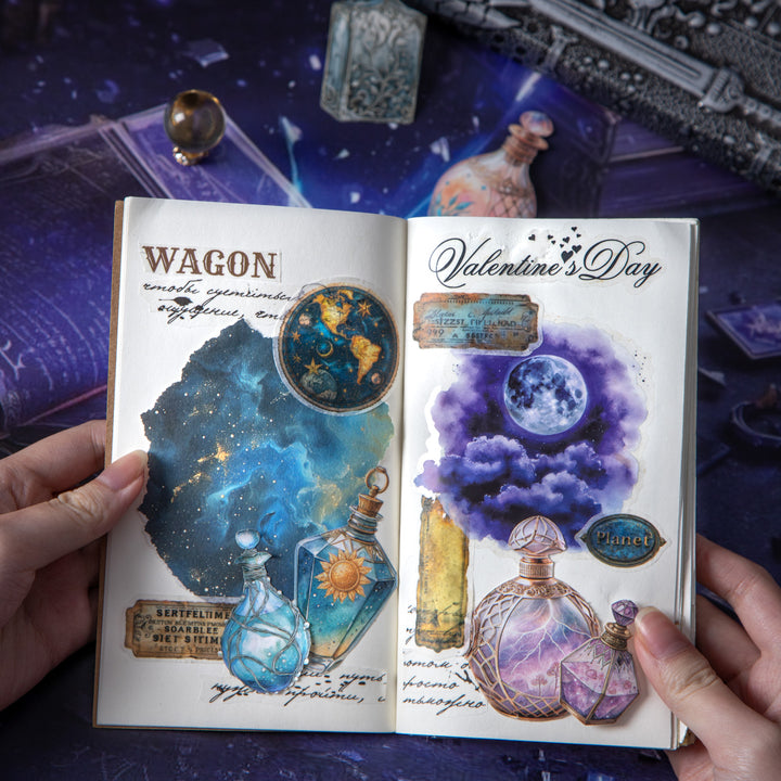Magic Bottle Secret Language magical journaling materials