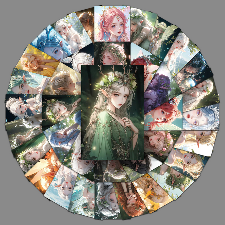 Magic Girl Stickers PVC Decorative
