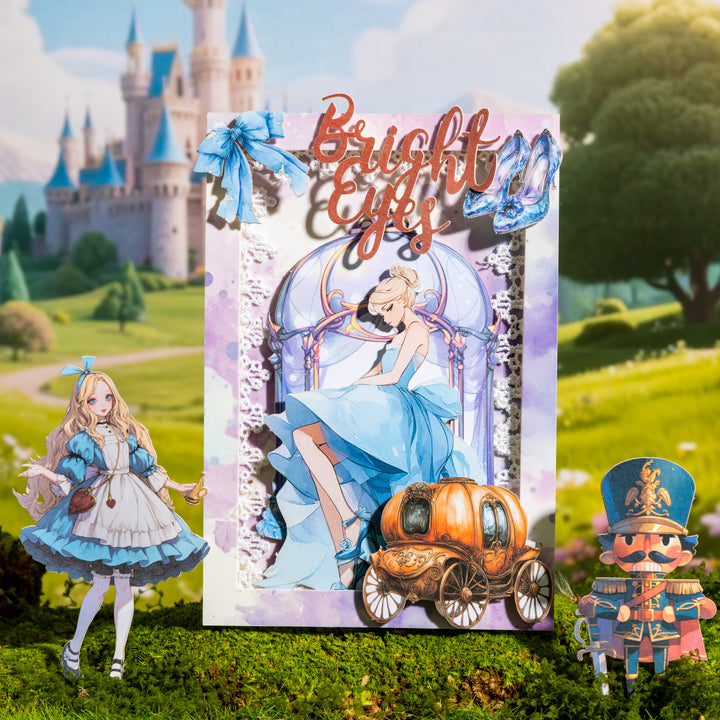 Magic Stickers Fairy Tale Girl Series Fantasy Journal Use