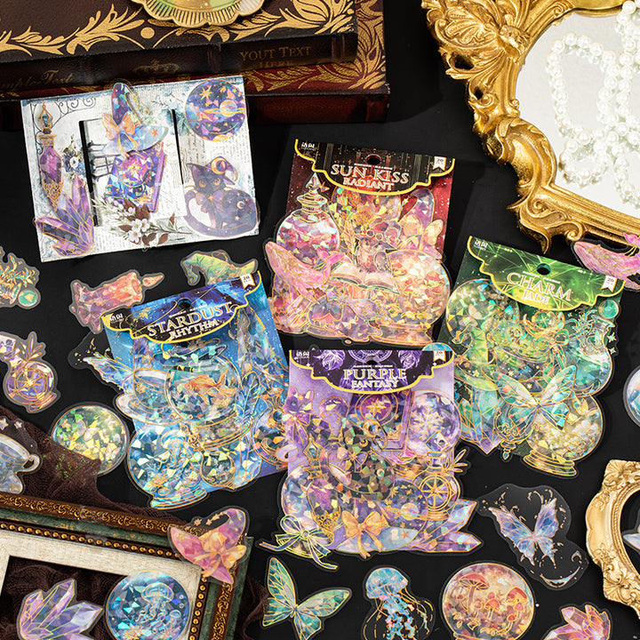 Magic Stickers Jinxiu Glass Series Fantasy Decorative Scrapbooking