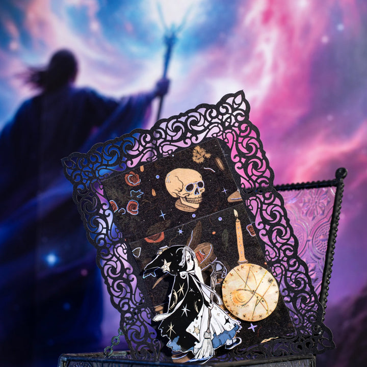 Magic Washi Tape Dark Shadow Realm celestial fantasy journal supply