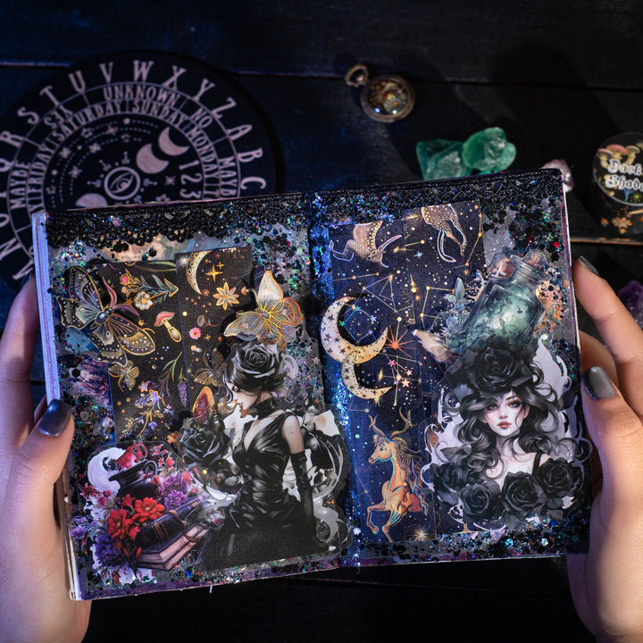 Magic Washi Tape Dark Shadow Realm retro magical scrapbooking tape