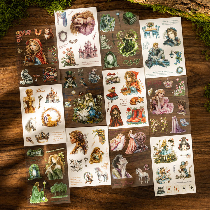 Magical Stickers Fairy Tale Sequels Pack Cute Character Style