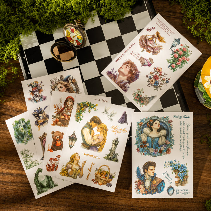 Magical Stickers Fairy Tale Sequels Pack PET Sticker Set