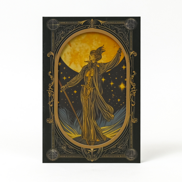 Magical Wand Under the Moon Hollow Design Planners Retro Theme Perfect for Personalization