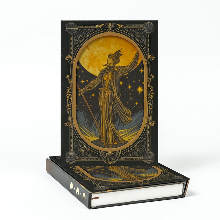 Magical Wand Under the Moon Hollow Design Planners Retro Theme Suitable for Craft Projects