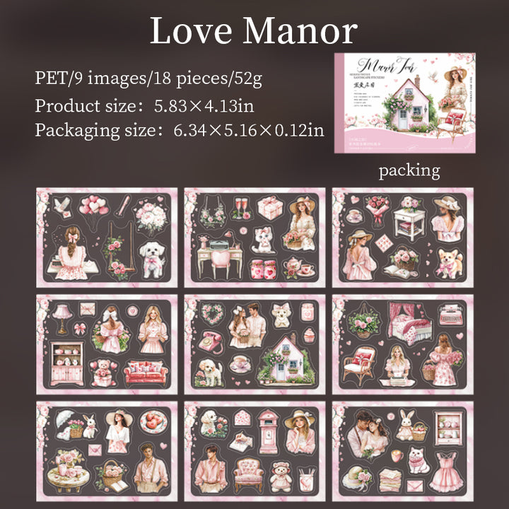 Manor Tour Love Manor Romance Inspired Decorative Stickers