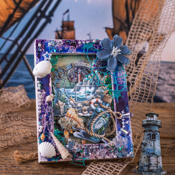 Maritime Time Stickers Ocean Border Decorative