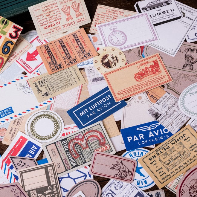 Matchbox Journal Supplies Retro Frame Stickers