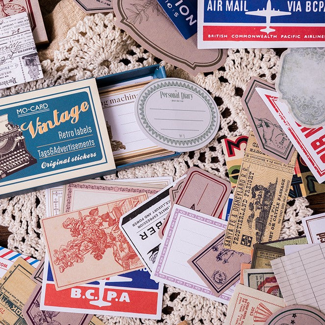 Matchbox Stickers Set for DIY Travel Themes