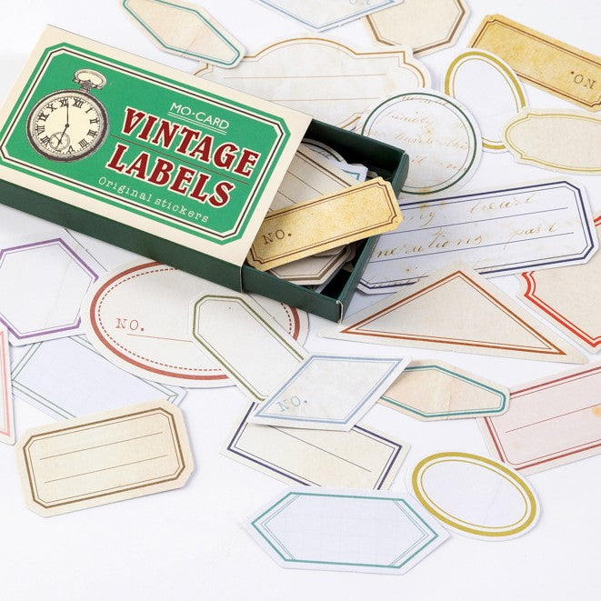 Matchbox Vintage Stickers Ticket Label Style