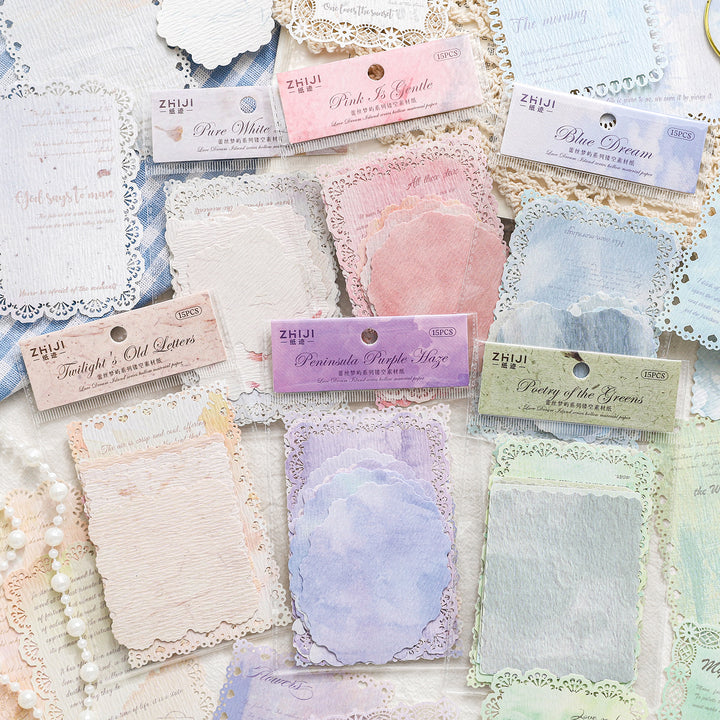 Material Paper Lace Dream Island Hollow Craft Ideas