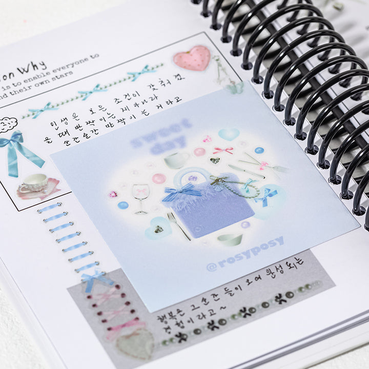 Matte Finish Ballet Stickers for Journal Decor