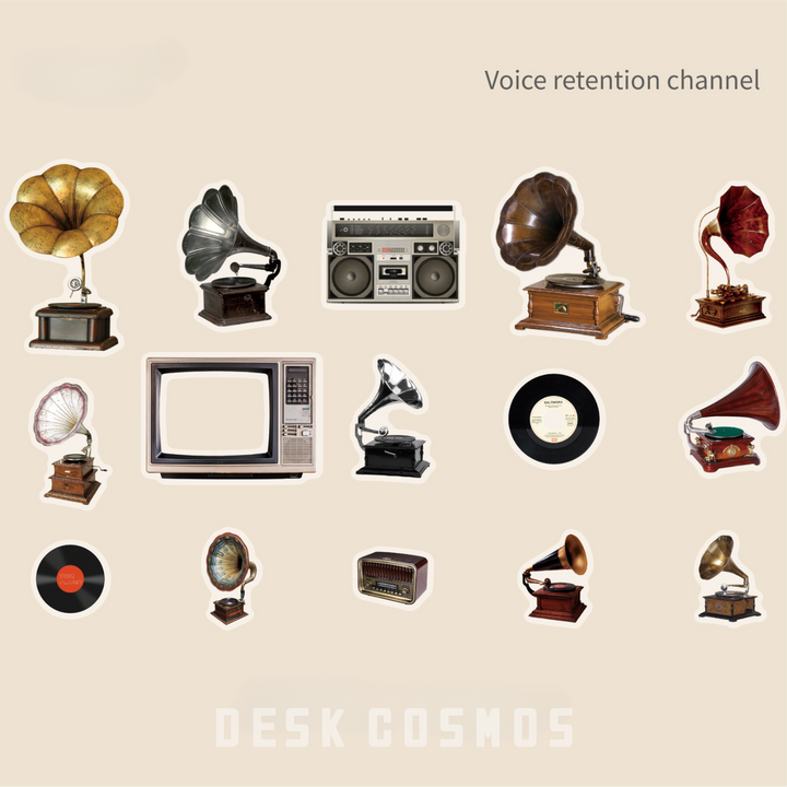 Medieval Story Series Voice Retention Channel Retro Stickers